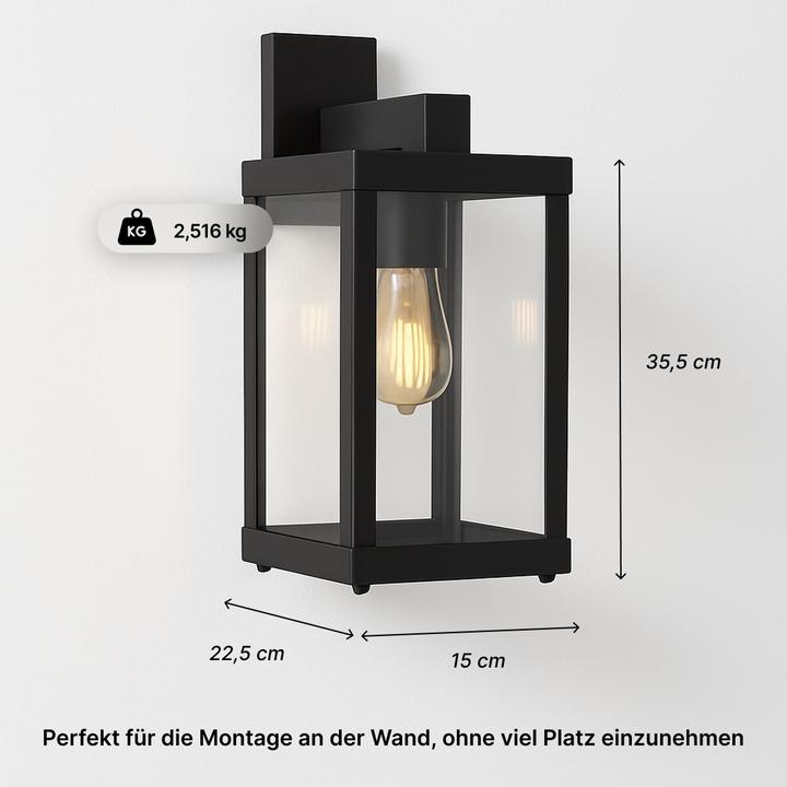 Actual product image Brilliant Gaia outdoor wall lamp (E27, IP44)