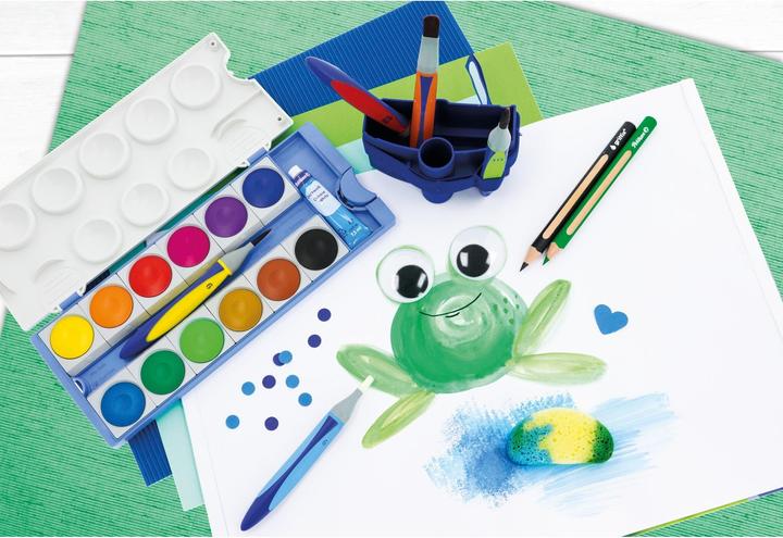 Image du produit Pelikan Coffret de crayons de couleur 8+1ST Griffix WV assortis (Couleurs assorties, crayon inclus, 10 x)