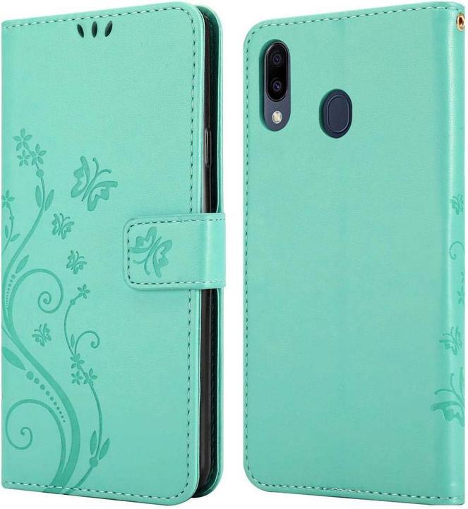 Produktbild Cadorabo Flower Book Cover (Samsung Galaxy M20)