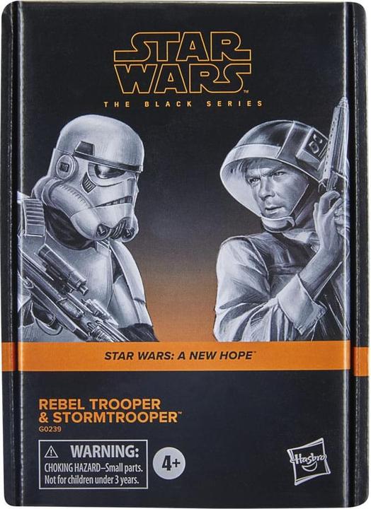 Image du produit Hasbro Star Wars Episode IV Black Series Actionfiguren 2er-Pack Rebel Trooper & Stormtrooper 15 cm