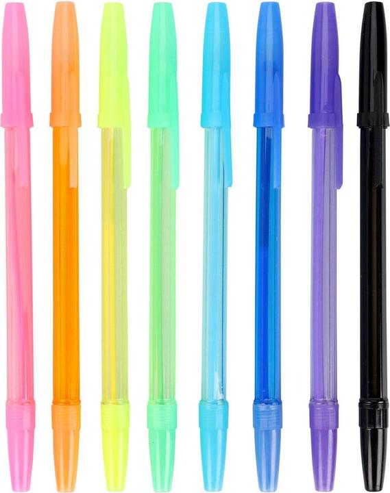 Productafbeelding Balpennen in 8 kleuren, 8 stuks. (Veelkleurig, 8 x)