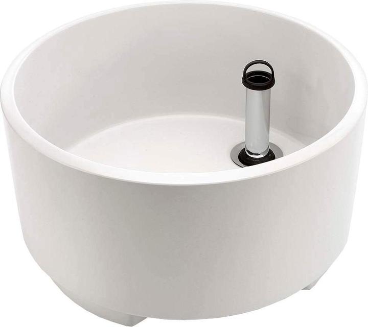 Image du produit Eliga Cuvette de sol en fonte minérale blanche