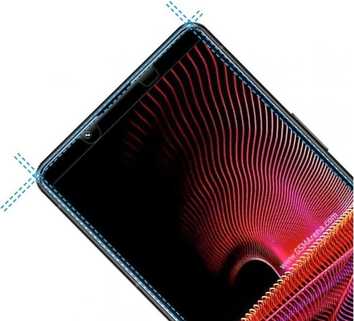 Produktbild Screenguard Sony Xperia 1 III Full Screen Panzerglas Schutzfolie 2.5D 9H (1 Stück, Sony Xperia 1 III)