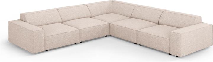 Actual product image Micadoni Symmetrical Corner Sofa, "Jodie", 6 Seats, 287x287x70Made in Europe (Corner sofa)