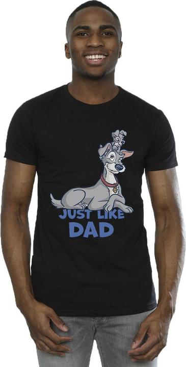 Produktbild Disney Lady And The Tramp Just Like Dad TShirt (XXL)