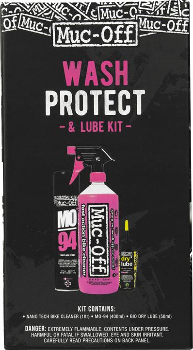 Image du produit Muc-Off Wash Protect Dry Lube (1000 ml, Lubrifiant universel, Nettoyant pour vélo, Ensemble de soins)