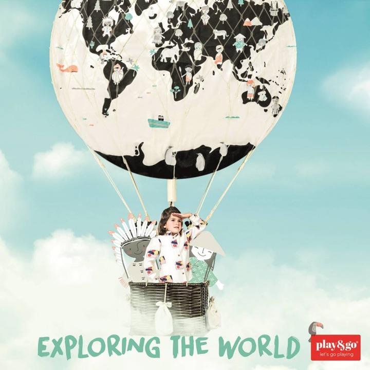 Image du produit play&go Carte du monde/Stars (140 x 140 cm)