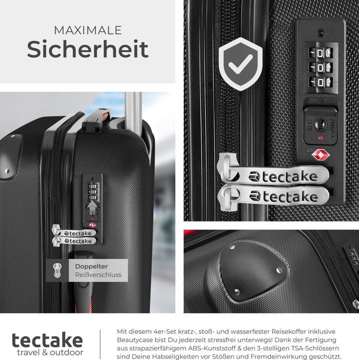 Produktbild tectake Hartschalenkoffer (90 l, L (90 - 115l))