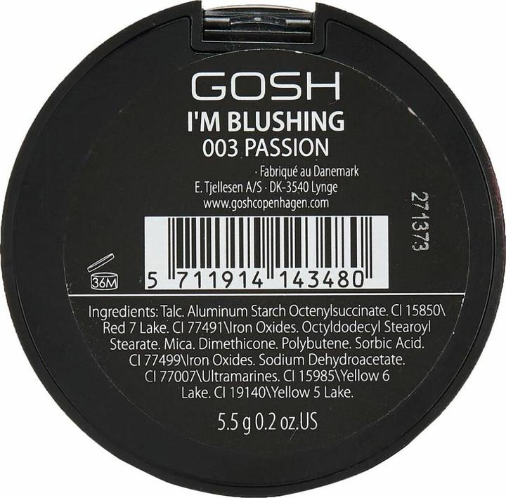 Actual product image Gosh I'M BLUSHING #003-passion 5,5 gr (Eau de parfum)