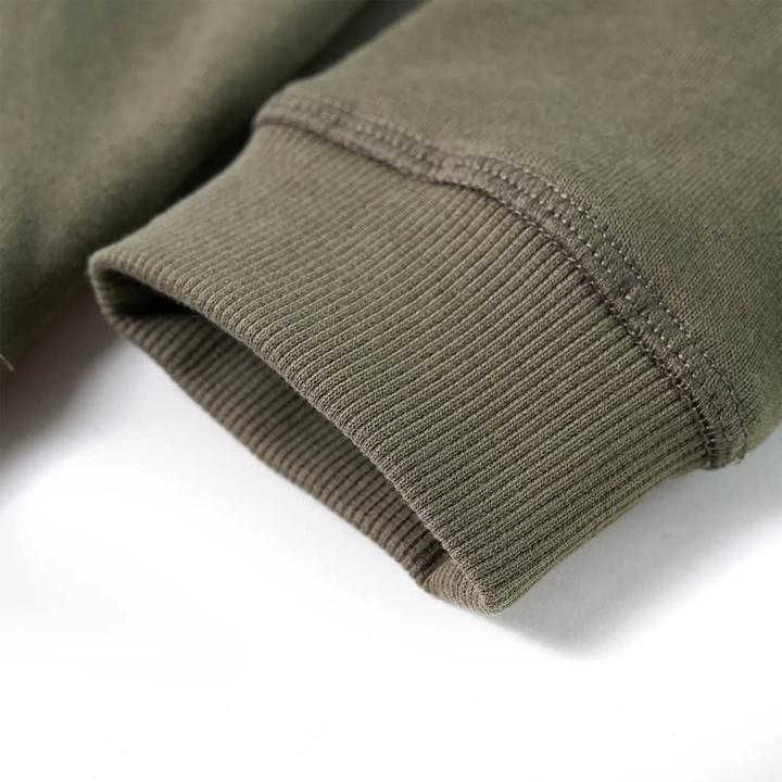 Produktbild VidaXL Kinder-Kapuzenpullover Khaki 104,Material: 92 % Baumwolle. 8 (104)