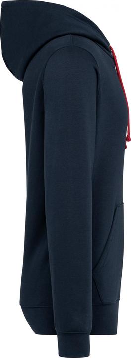 Produktbild Kariban Sweatshirt mit gemusterter, kontrastierender Kapuze (3XL)