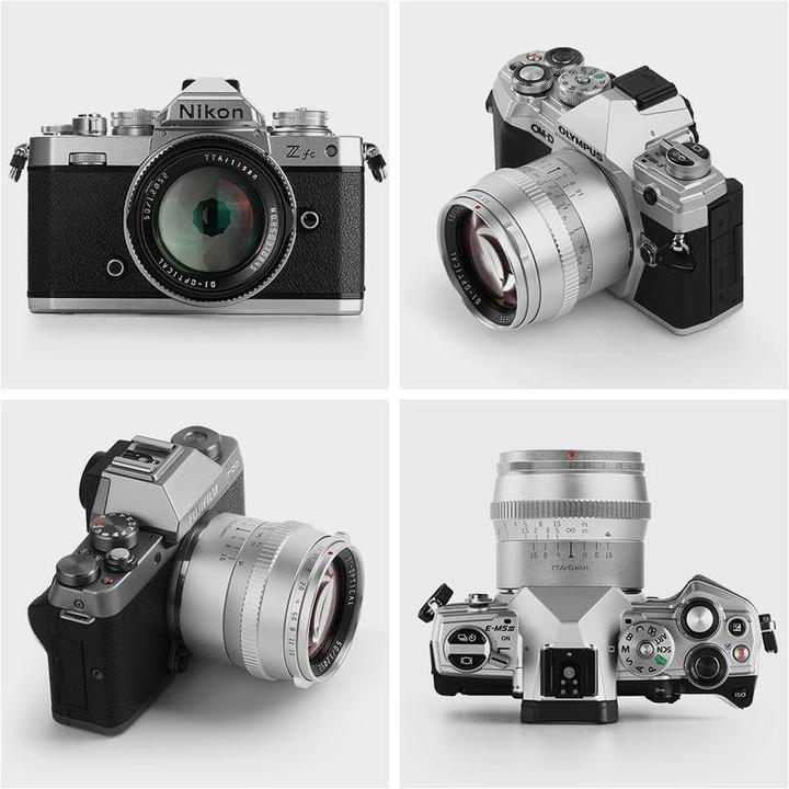 Produktbild TTArtisan Festbrennweite APS-C 50 mm f1.2 – MFT (Micro Four Thirds, APS-C / DX)