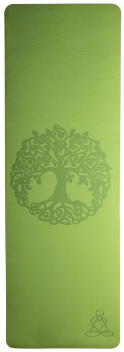 Produktbild Berk Esoterik Yogamatte TPE ecofriendly - hellgrün / grau (6 mm)
