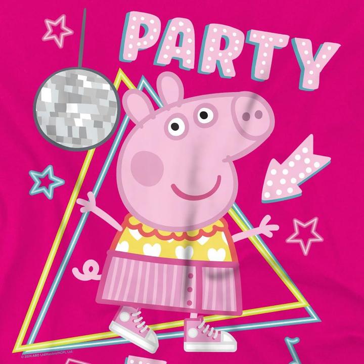 Actual product image Peppa Pig Childrens/Kids Party Time Disco T-Shirt (116)