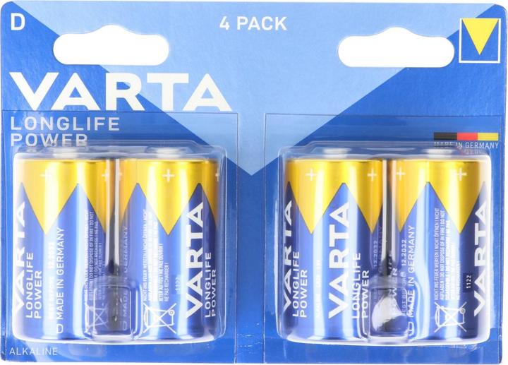 Actual product image Varta long-life power (4 pcs., D, 16500 mAh)