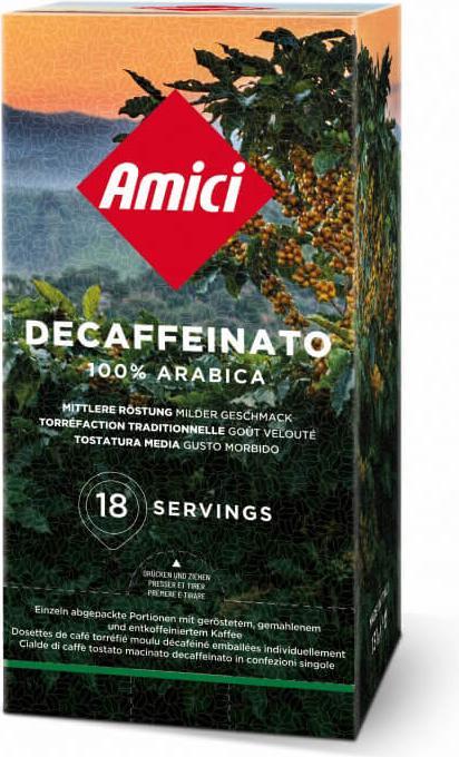 Produktbild Amici Espresso koffeinfrei (18 x Port.)