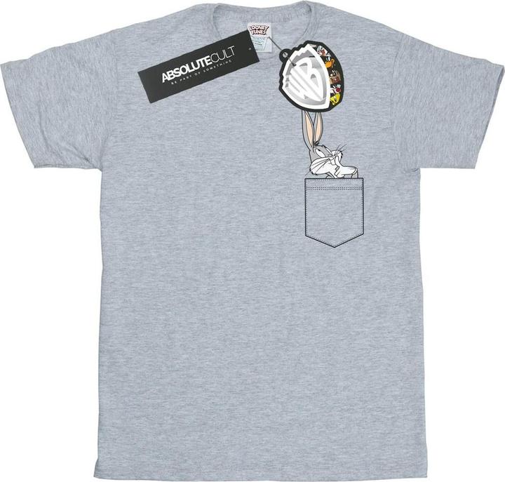 Looney Tunes Bugs Bunny Faux Pocket TShirt (M)