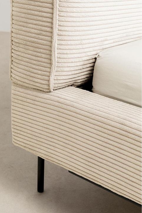 Image du produit Kare Design Bett East Side Cord Creme 160x200cm (160 x 200 cm)