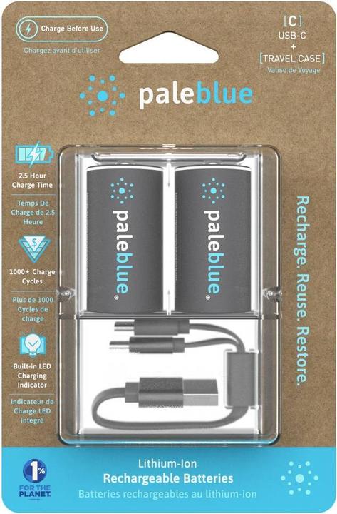 Actual product image Pale Blue Battery C (2 pcs., C, 2800 mAh)