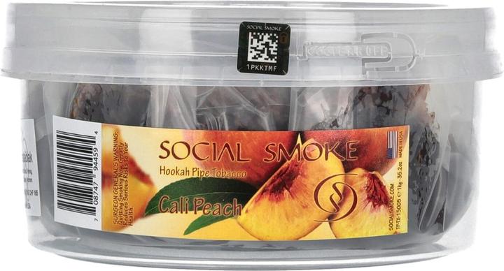 Actual product image Social Smoke Cali Peach 1kg (Peach, 1000 g)