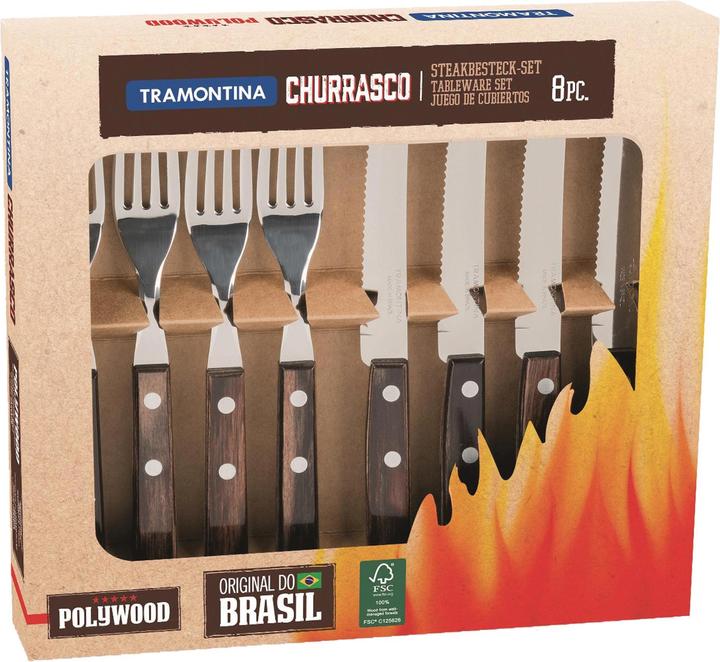 Produktbild Tramontina Steak-Pizzabesteck (8 Stück, Besteck Set)