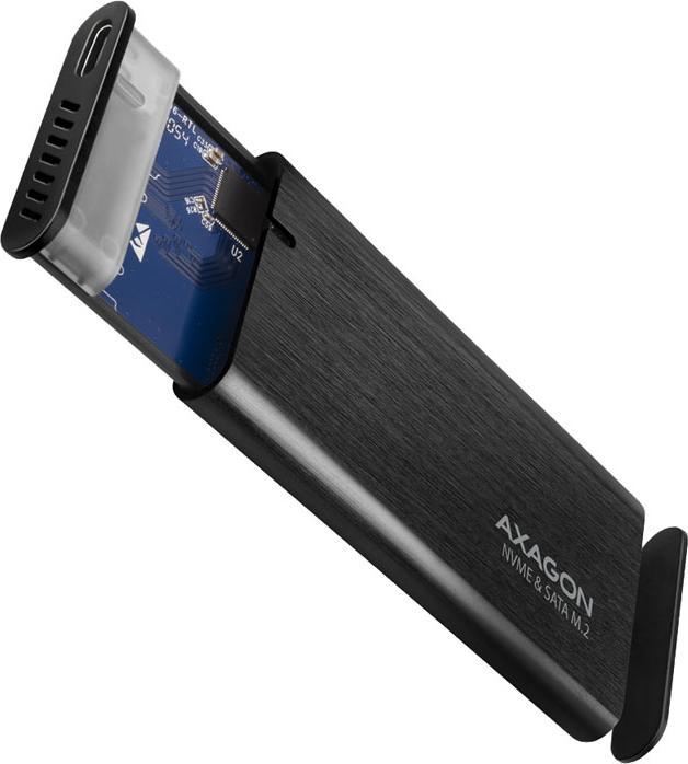 Image du produit Axagon EEM2-SB2 Boîtier USB-C 3.2 Gen 2, M.2 SSD - noir (M.2 2260, M.2 2242, M.2 2280)
