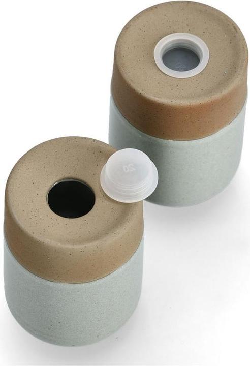 Produktbild Zeller Present Salz-/Pfefferstreuer-Set, 2-tlg., Steingut (Pfeffer, Salz)