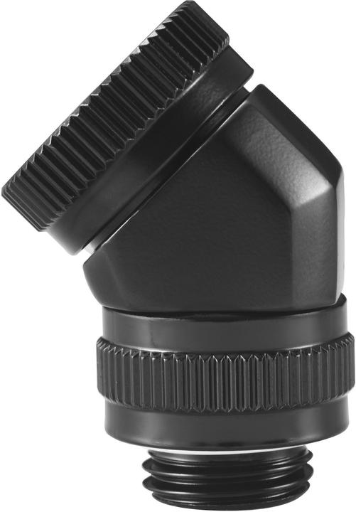 Actual product image Phanteks Glacier Rotary Connector 45 degree G1/4 inch male to 12mm female hardtube - rotatable