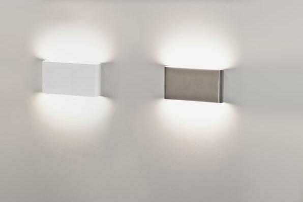 Produktbild Brumberg LED Wandleuchte, 2 x 5 W, 9 x 17 cm, aluminium 10046253 (530 lm)