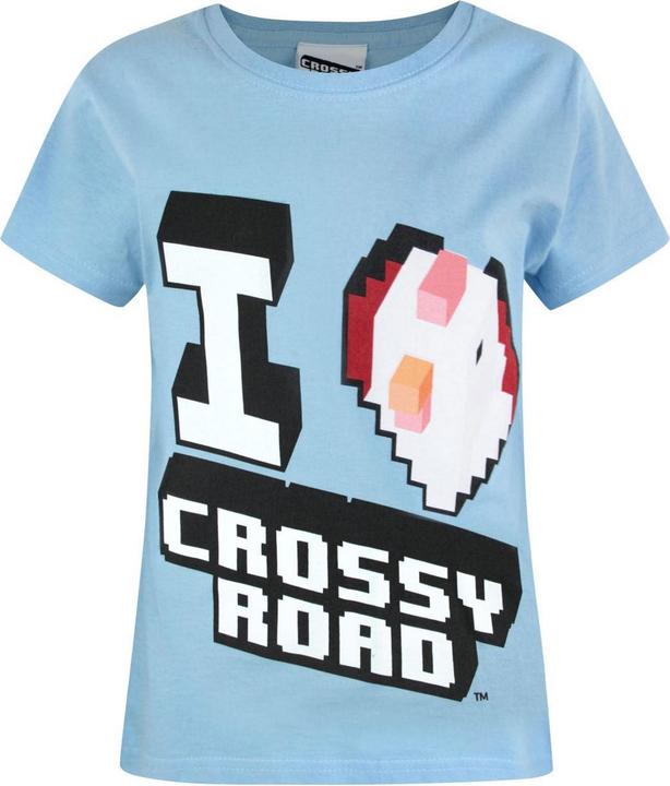 Produktbild Crossy Road Mädchen I Love TShirt (140, 146)