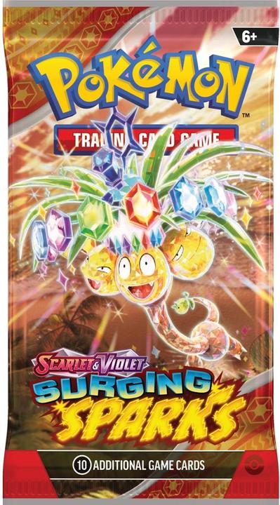 Actual product image Pokémon Surging Sparks (English, Booster Pack)