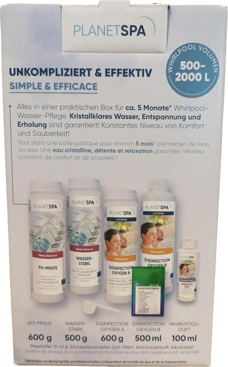 Actual product image Planet Spa Whirlpool care set chlorine-free + fragrance (2300 g, 50 ml)
