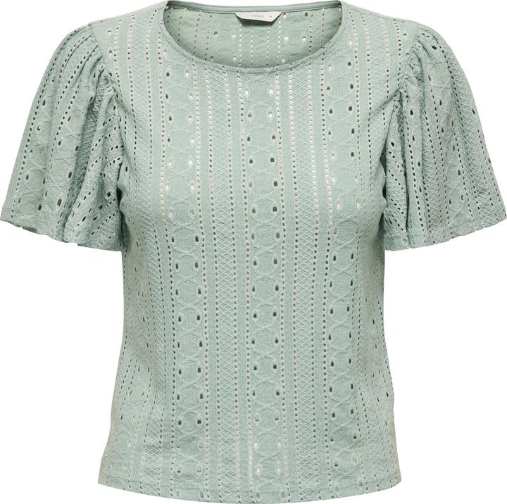 Image du produit Only Normal geschnitten Rundhals Voluminöser Armschnitt Top Top (M)
