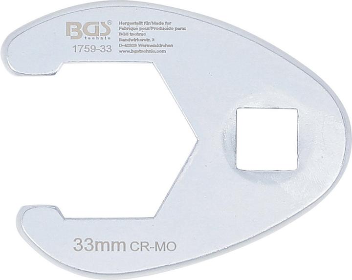 Image du produit BGS Clé col de cygne 12,5 mm (1/2") 33 mm (33 mm)