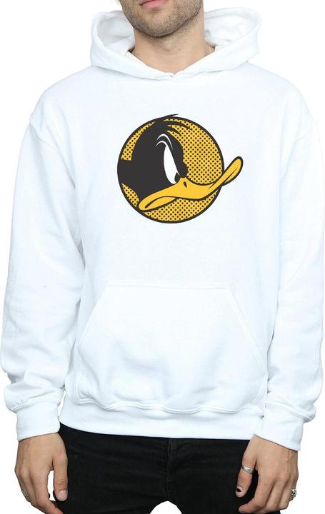 Immagine prodotto Looney Tunes Daffy Duck Dotted Profile Felpa con Cappuccio Uomo (S)