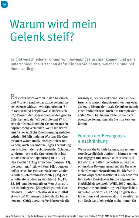 Immagine prodotto Steife Gelenke schmerzfrei wieder beweglich machen (Tedesco, Jochen Schomacher, 2023)