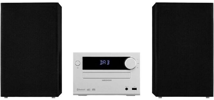 Produktbild Medion LIFE E64482 Micro-Audio-System, DAB+/PLLUKW Stereo Radio, Empfang von Radiosendern in brillanter Ton (CD Player, Bluetooth, 1x 30 W)