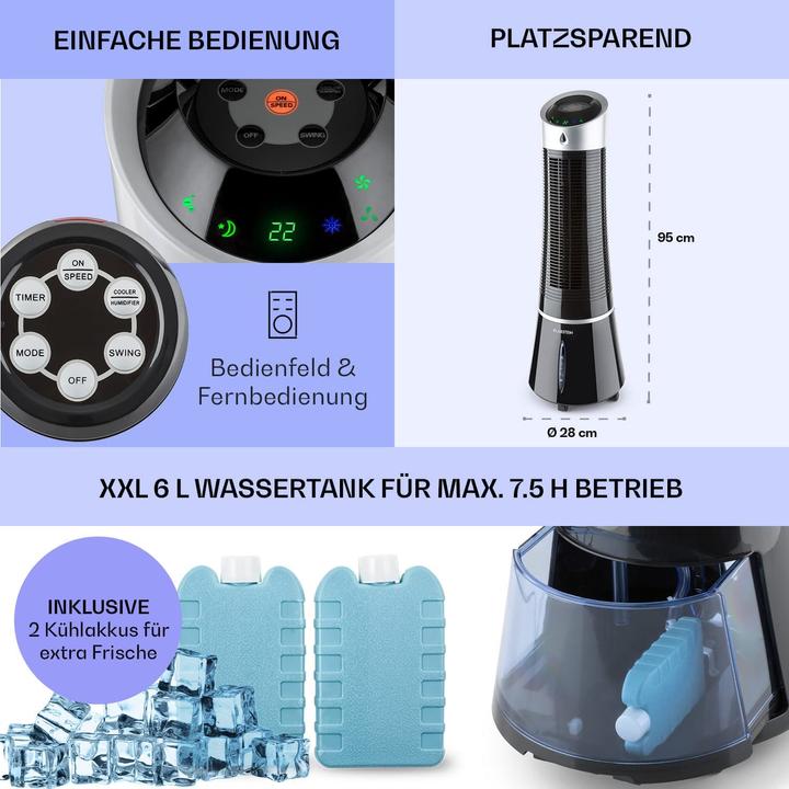 Image du produit Klarstein Climatiseur 5 en 1 (50 m², 776 BTU/h)