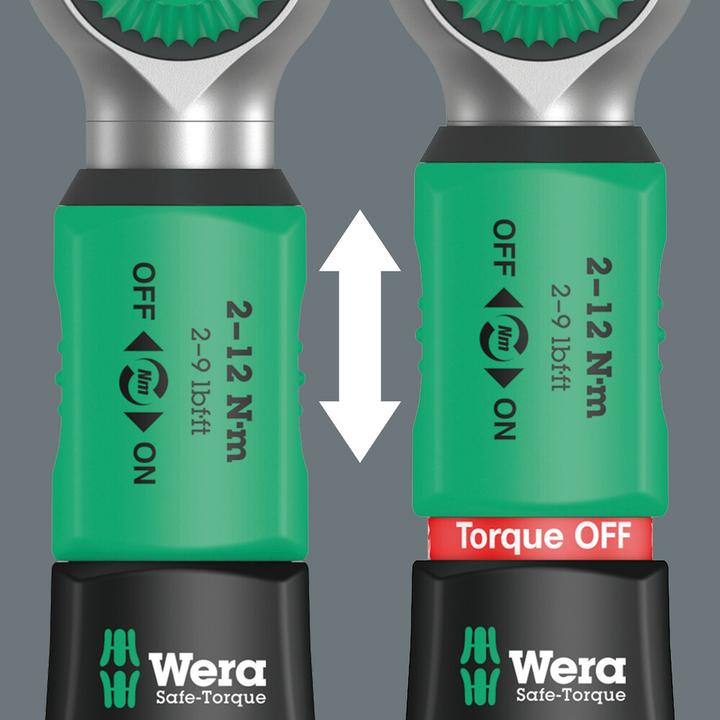 Actual product image Wera Safe-Torque A 1 Set Imperial 1 (1/4", 2 Nm, 12 Nm)