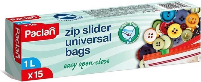 Productafbeelding Paclan ZIP SLIDER DIEPVRIESZAKJES 1LX15ST 137100 (15 x)