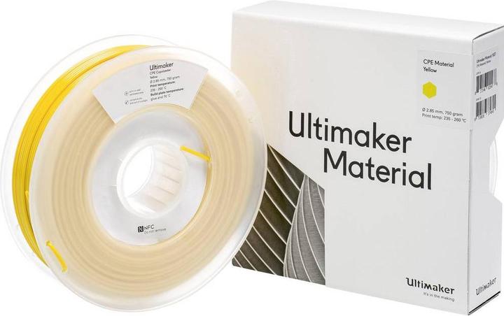 Actual product image Ultimaker Cpe (CPE, 2.85 mm, 750 g, Yellow)