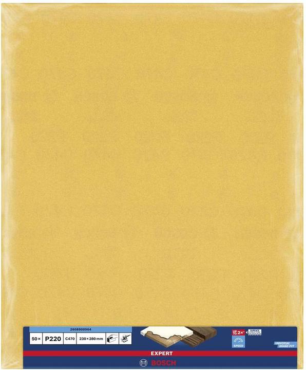 Produktbild Bosch Professional Zubehör EXPERT C470 Schleifpapier zum Handschleifen, 230 x 280 mm, G 40 (40)