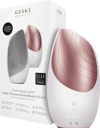 Konjac Sponge Soniczna szczoteczka termiczna do twarzy 6w1 Geske z Aplikacją (starlight)
