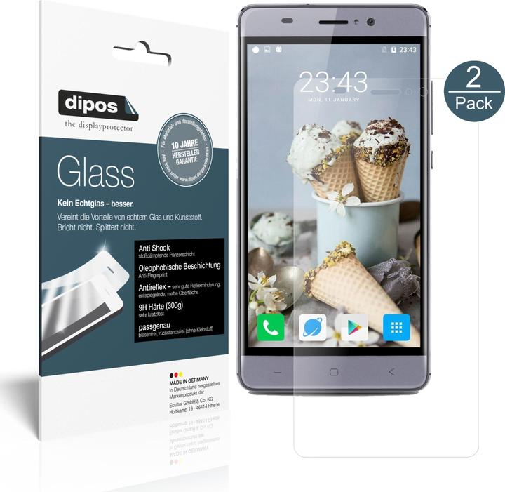 Actual product image Dipos Screen Protector Anti-Shock (2 Piece, Landvo XM300)