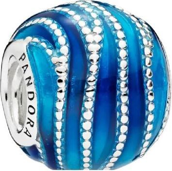 Produktbild Pandora Blue Swirls Charms/Beads (Edelstahl)