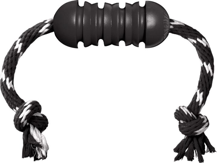 Actual product image KONG Dog toy Extreme Dental Rope black M (5x12 (Dog chew toy)
