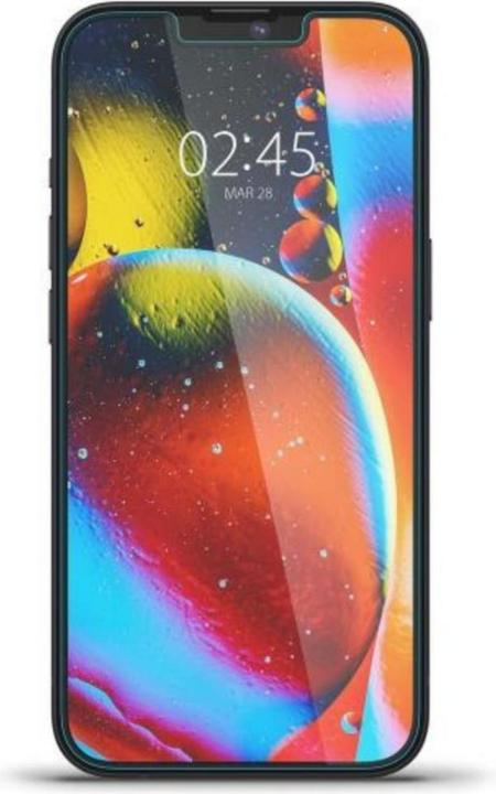 Produktbild Spigen Gehärtetes Glas GLAS.tR ez Passend für Apple iPhone 13 (1 Stück, Apple iPhone 13 Pro, Apple iPhone 13, Apple iPhone 14, Apple iPhone 16e)