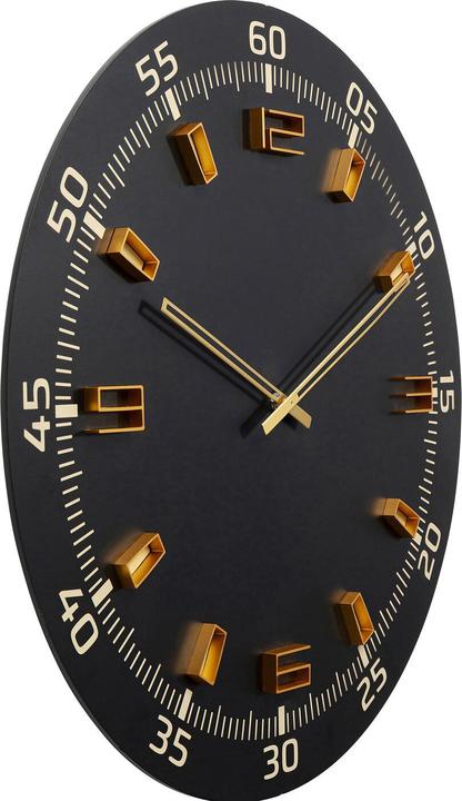 Image du produit Kare Design Wanduhr Milk Bar Schwarz Ø60cm (60 cm)