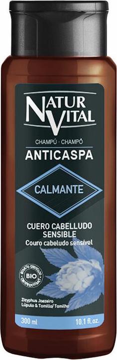 NaturVital CHAMPÚ ANTICASPA CALMANTE cabello normal 300ml (300 ml, Flüssiges Shampoo)