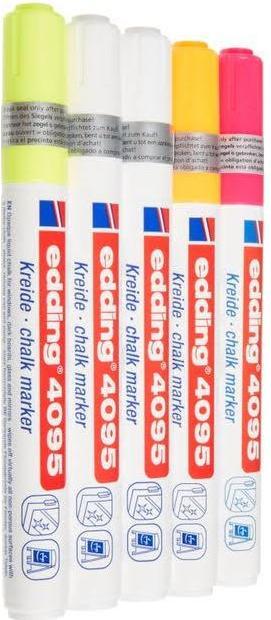 Produktbild Edding Window Marker 4095 (Mehrfarbig, 3 mm, 5 x)